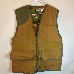 Vintage Men's SafTbak Hunting Vest Game Bag Upland Gamebird Duck Hunting M-L